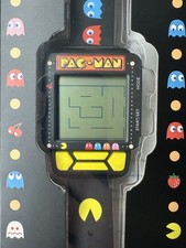 PAC-MAN Electronic Digital LCD/LED Game Wrist Watch Works/New/Sealed Box picture