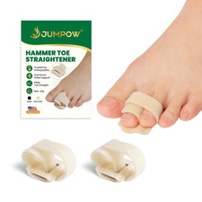 JUMPOW Hammer Toe Straightener for Women & Men - 2 Pcs Hammer Toe Corrector, Bro picture