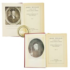 John Wyclif - A Study of the English Medieval Church - 2 Volume Set picture