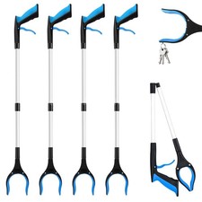4 Pack 36 Inch Foldable Grabber Reacher Tool picture