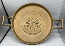F. Lavillian Antique French Bronze tazza. Greek mythology picture