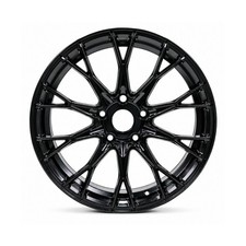 One 17 Inch Black Alloy Wheel for 2015-2020 Audi A3 Quattro 5x112 17x7.5 D62G picture
