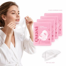 Quasi PDRN Bio Collagen Face Mask 4 Pack Korean Hydrating Firming Hydrogel Gel picture