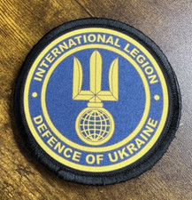 Full Color Ukrainian Army Morale Patch International Legion Defence of Ukraine picture