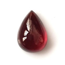 Natural Hessonite Garnet Cabochon 14X10 mm Pear Calibrated Wholesale Gemstone picture
