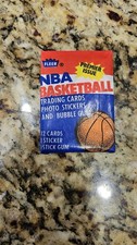 1986 FLEER Basketball wax pack NBA Randomly Picked Clean CORNERS And Color picture