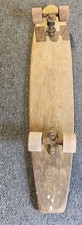 Vintage 1960s Chicago Wooden Skateboard 24” Sidewalk Surfer Clay Wheels Metal... picture