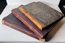 Antique 1915 American Veterinary College Student Notebooks Hardcover RARE HTF picture