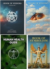 Book of Wisdom Volumes 1 & 2, Book of Symbolism & Human Health Guide 4 books USA picture