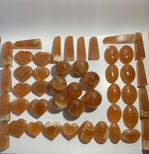 8kg Natural Honey Calcite Gemstone Mix Shapes Bulk Lot Crystal Mineral Specimens picture