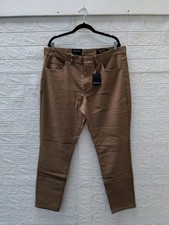 New Mizzen + Main Mayfield 5 Pocket Pant Mocha Sz 38x32 picture