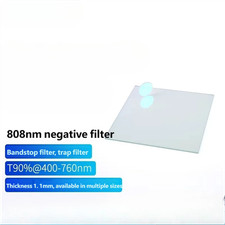 808nm Notch Filter, Band-Rejection Filter, 0° Incidence 400–760nm & 860–1600nm picture