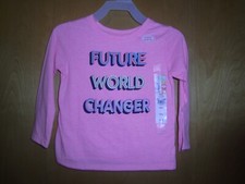 PRICE REDUCED  NEW BABY GIRLS LONG SLEEVE SHIRT SIZE 18 MONTH PINK  picture