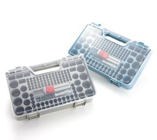 Henning Lee Set of 2 Battery Organizers with Tester and Screwdriver  picture