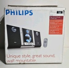 Rare Vintage 2007 Phillips MC235B Micro Hi Fi System With CD Player Black ☆ New picture