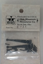 Dollhouse Miniatures Harmony Forge Wrought Iron Pennsylvania Strap Hinge 1:12  picture