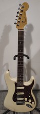2015 Fender American Elite Stratocaster Olympic pearl white - excellent SSH picture