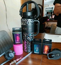 Coldest New 46oz Moonlight Leopard Tumbler Beautiful Sold Out Rare picture