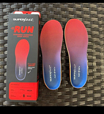 Superfeet Run Dynamic Cushion High Arch Shoe Insoles Inserts Pair Carbon picture