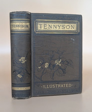 Antique Alfred Lord Tennyson Complete Poetical Works c1889 Illustrated picture