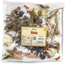 Farm Bulk Bag - 48 Mini Farm Animal Figurines Toy Set for Kids picture