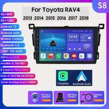 8+128GB For Toyota RAV4 2013-2018 Android Carplay Car Stereo GPS DSP Radio 8Core picture