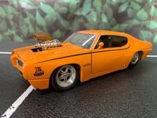 Imperfect 1:24 Diecast Car JADA 1969 PONTIAC GTO THE JUDGE Orange No Box AS-IS picture