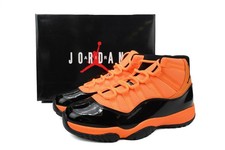 Jordan 11 Retro Black Orange Size US 7-12 NEW for Men picture