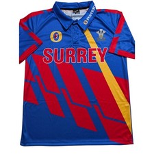 Surrey CCC Shirt 90's Replica Remake Cricket Vintage UK Seller S-5XL Adult size picture