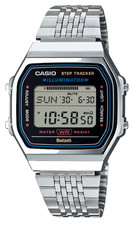 Casio Vintage Digital Silver Stainless Steel Unisex Watch ABL100WE-1A picture