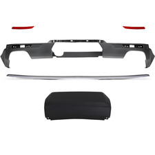 For 2021-2024 Chevy Tahoe GMC YUKON Rear Lower Bumper Cover Kit w/ Trim Molding picture