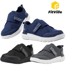 FitVille Diabetic Shoes for Men Extra Wide Walking Shoes Swollen Feet Neuropathy picture