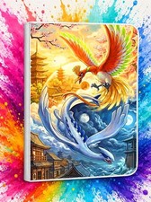 Ho-Oh Light & Lugia Dark, Yin & Yang 4 slot Toploader Color Printed Binders picture