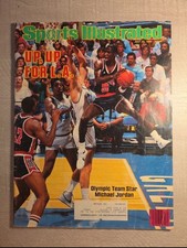 JULY 23 1984 SPORTS ILLUSTRATED MICHAEL JORDAN OLYMPIC TEAM STAR HIGH GRADE picture
