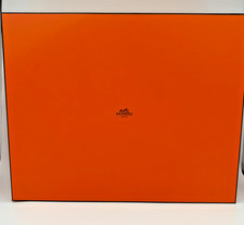 Auth Hermès Large Orange Empty Handbag Box 005 BIS 20x16x5 2026 Ribbon Tissue picture