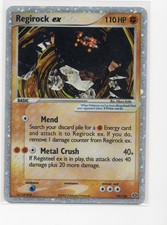 Regirock ex 99/106 Emerald Holo Ultra Rare Pokemon TCG Nintendo picture