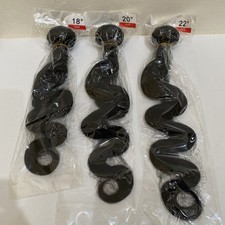 16A Raw Virgin Human Hair Extensions Bundle 18” 20” 22” Body Wave Unprocessed picture