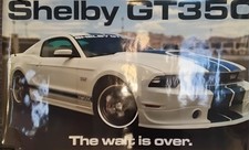 Vintage Shelby Gt 350 the wait is over poster, brand new picture