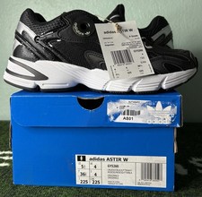 adidas Astir Trainers GY5260 Women's 5.5 Youth 4.5Y Black White NWT picture