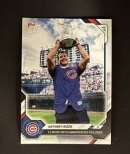 2026 Topps NOW ANTHONY RIZZO Celebrates 2016 World Series Card #465. picture