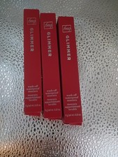 Lot Of 3 Avon FMG Glimmer Waterproof Black/Noir Mascara 0.21 oz picture
