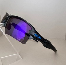 Brand new Oakley FLAK 2.0 XL sunglasses / polished black frame, purple PRIZM len picture