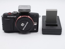 Olympus Pen E-PL6 Body Only with two batteries, charger, and flash picture
