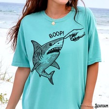 Boop Shark Ocean Sea Animal Unisex Graphic Comfort Tee picture
