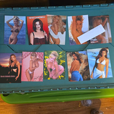 Topps Film & TV Stars 1999 10-PostCard Glamour Lot Neve Campbell Auto Pamela picture