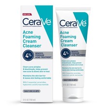 CeraVe Acne Foaming Cream Cleanser 5oz 4% BPO New Sealed  picture