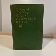 1927 Rudyard Kipling’s Verse Inclusive Edition 1885-1926 First Edition HC picture