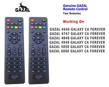 Gazal R-901 Forever Receiver Remote Control working on R-4646 models Read to use picture