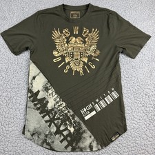 Switch Remarkable Shirt Mens 2XL Green Gold Short Sleeve Graphic picture