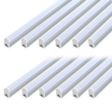 12 Pack LED T5 Integrated Single Fixture 4FT 20W LED Shop Ceiling Under Lights picture